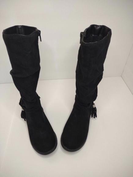 Other - Ellen Suede Black Boots Girl's size 1 ( Kohl's)